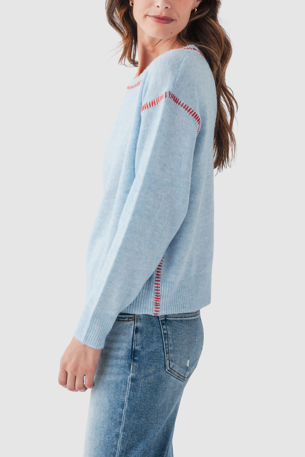 By Together Contrast Stitch Sweater