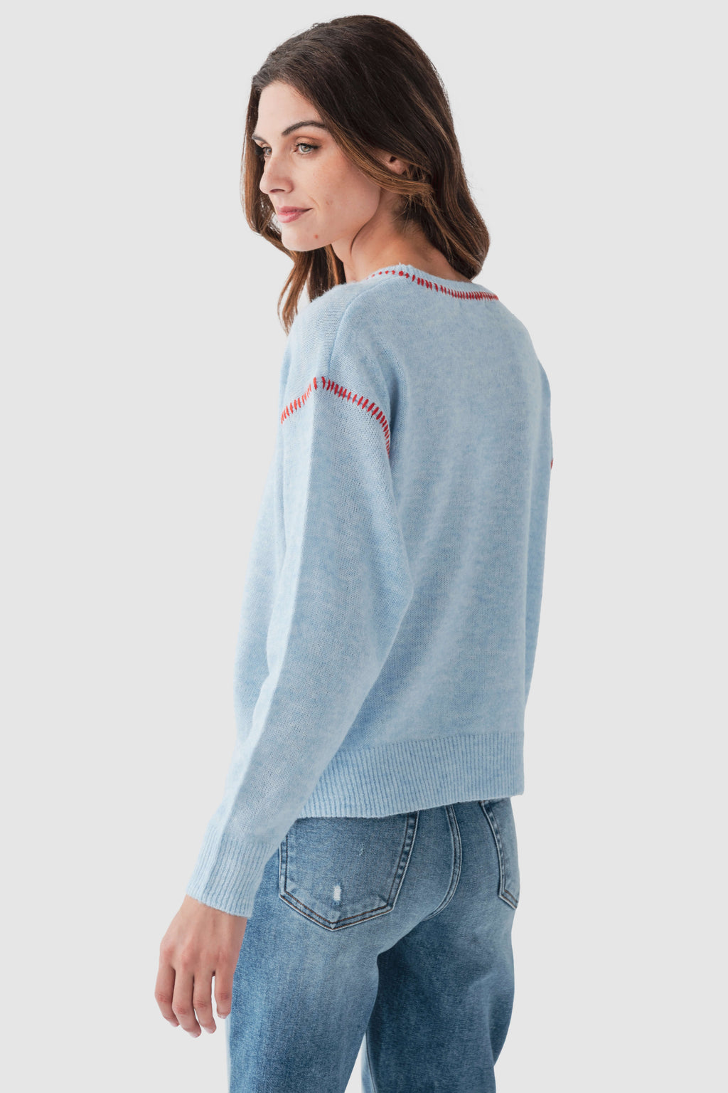 By Together Contrast Stitch Sweater