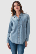 By Together Denim Button Up Top