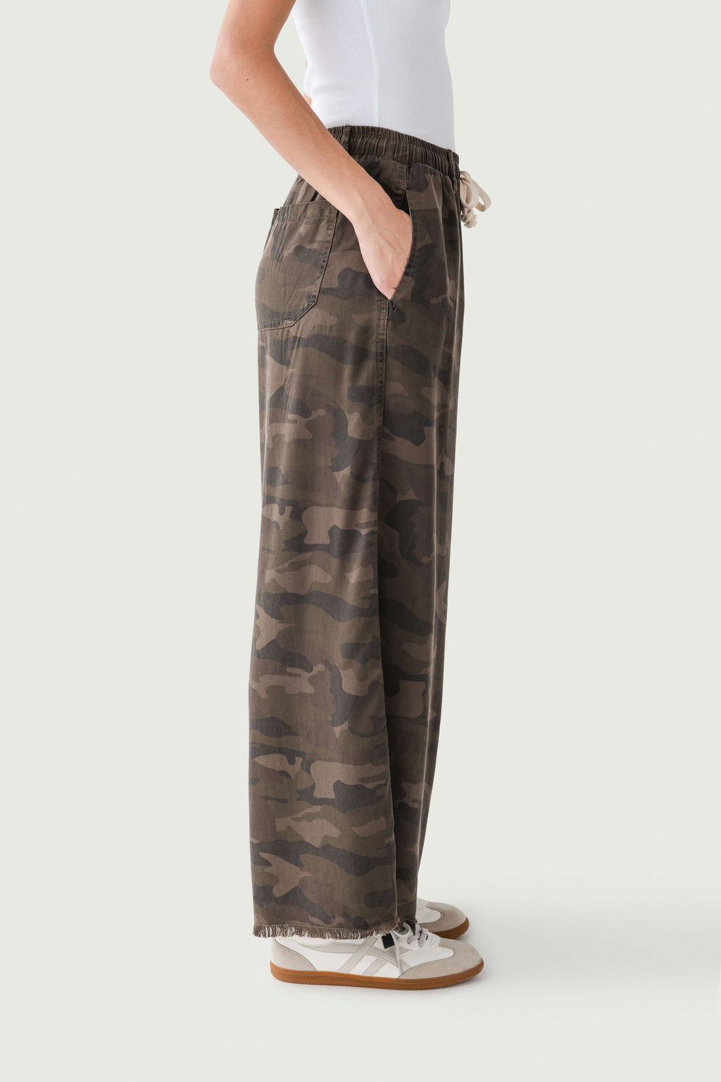 Vintage Havana Tencel Wide Leg Pant