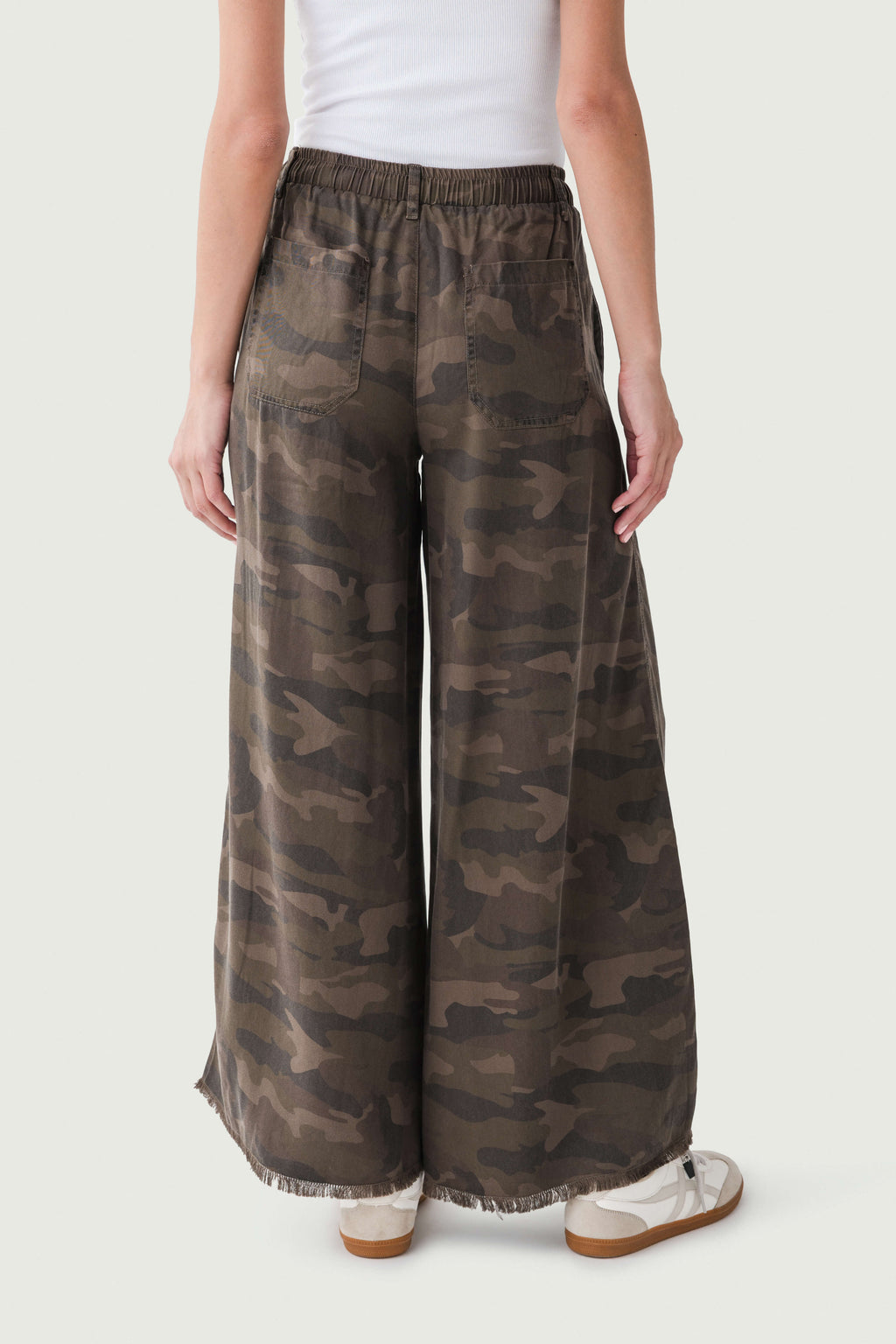 Vintage Havana Tencel Wide Leg Pant