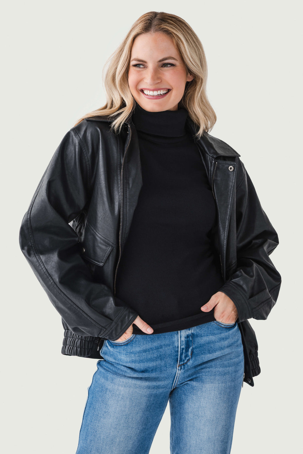 Dress Forum Faux Leather Jacket