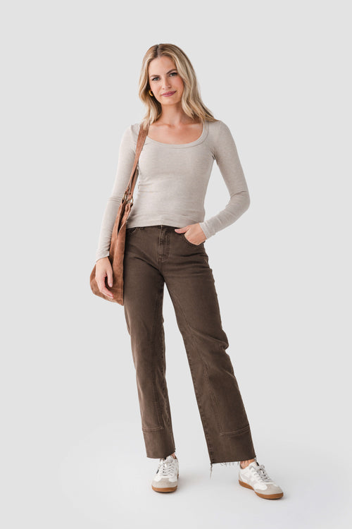 Z Supply Second Skin Scoop Neck Top