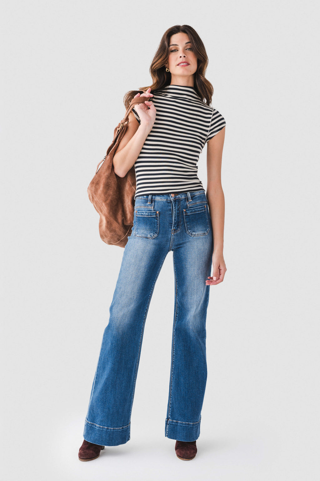 Free People Lola Stripe Tee