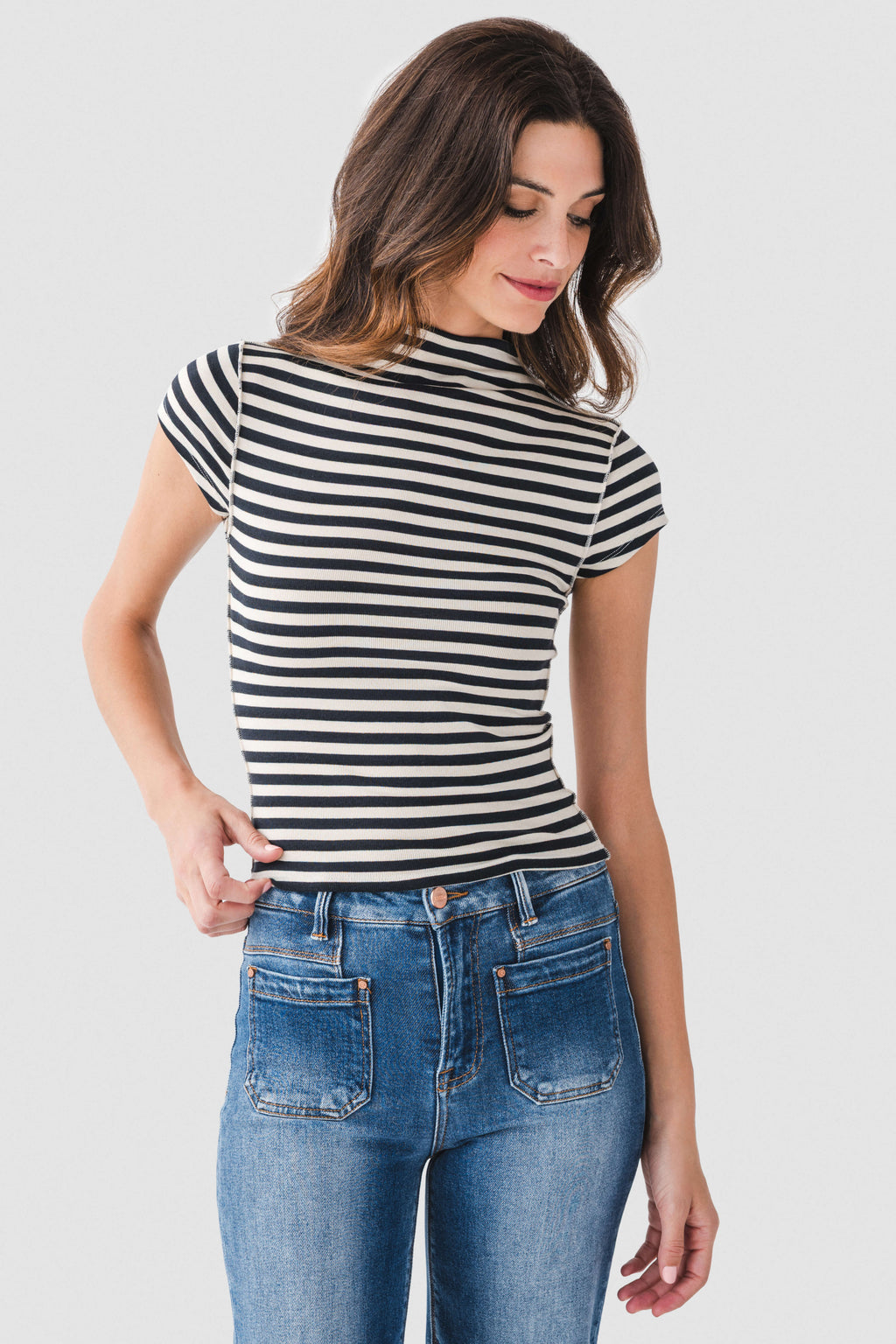 Free People Lola Stripe Tee