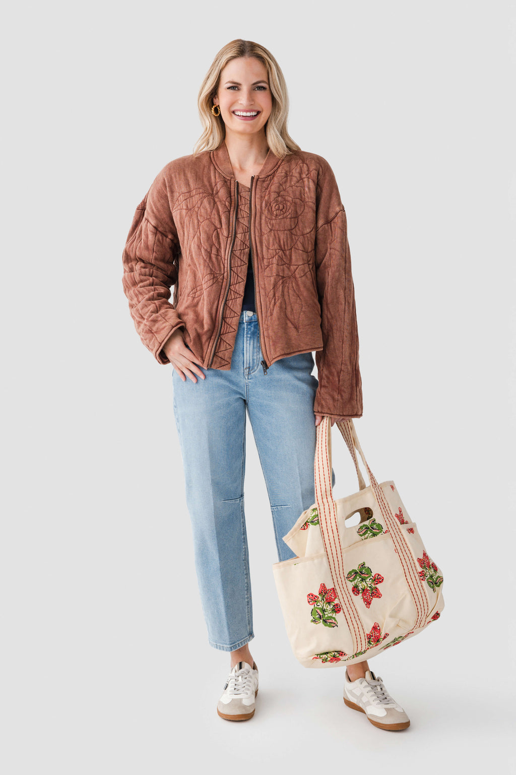 Free People Rose Sweatshirt