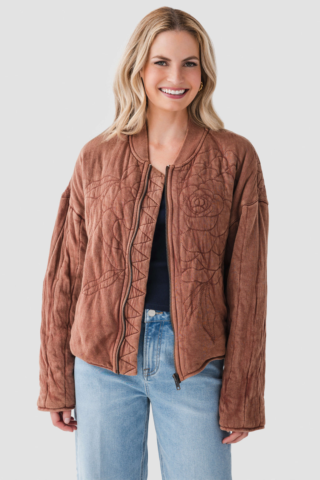 Free People Rose Sweatshirt