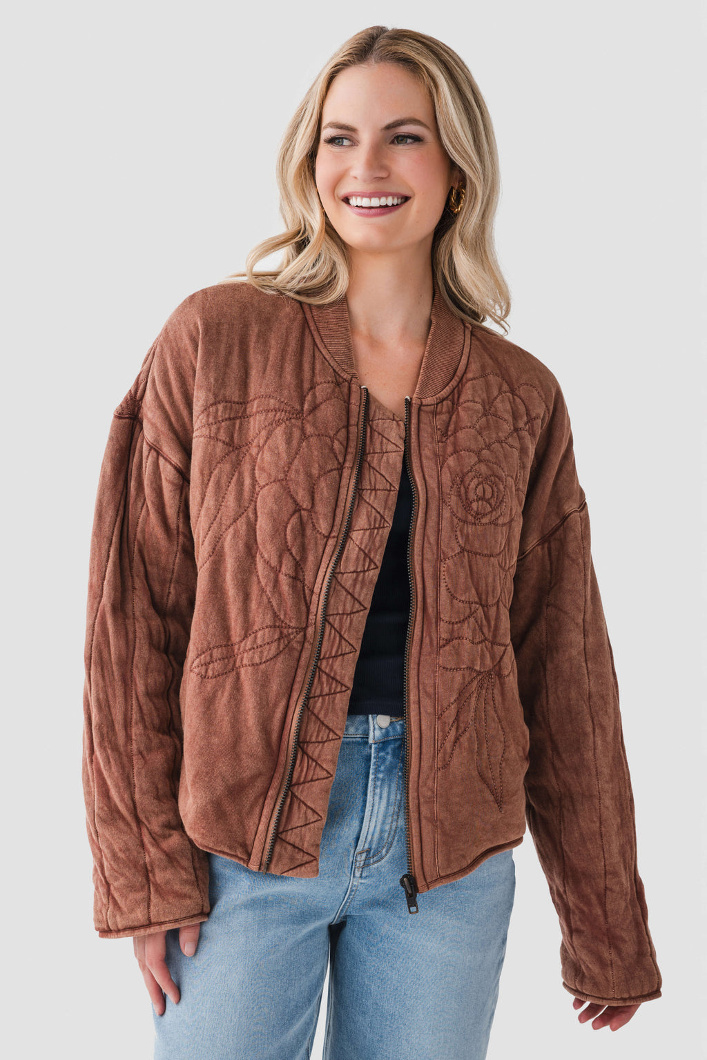 Free People Rose Sweatshirt