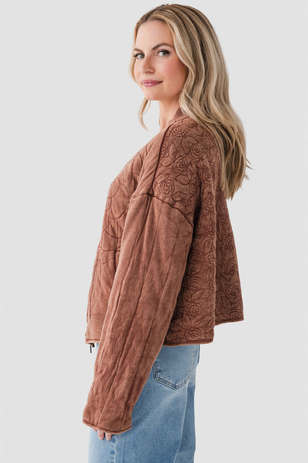 Free People Rose Sweatshirt