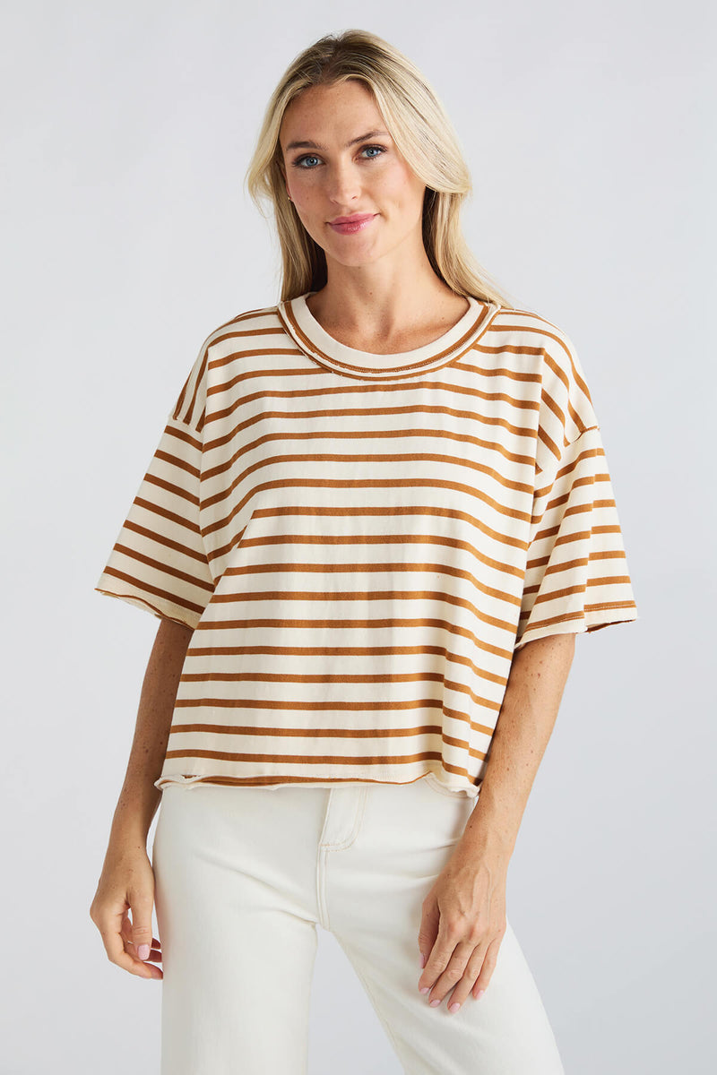 By Together Retro Stripe Top