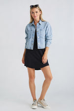 Z Supply All Day Cropped Denim Jacket