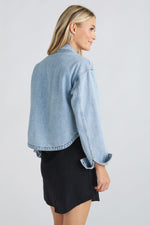 Z Supply All Day Cropped Denim Jacket