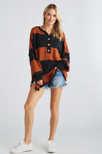 Bucketlist Striped Rugby Sweater