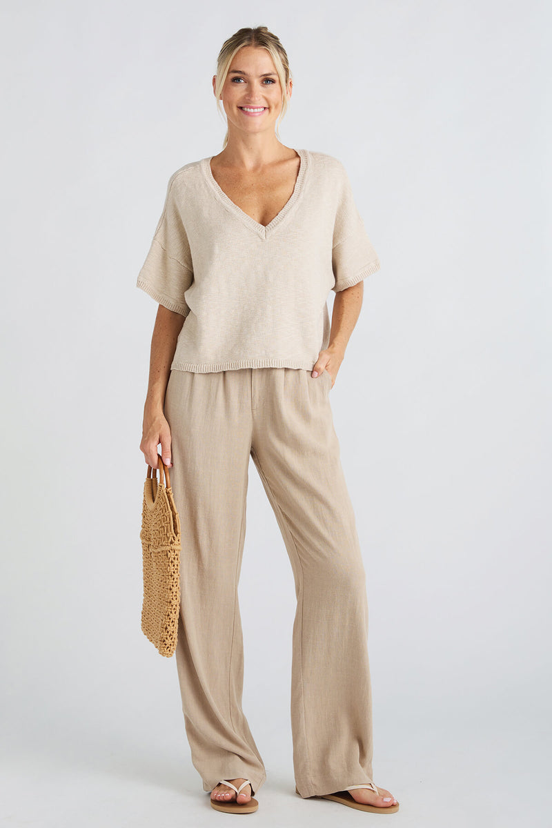 By Together Vneck Boxy Top