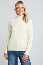 &merci Cable Knit Sleeve Turtleneck Sweater