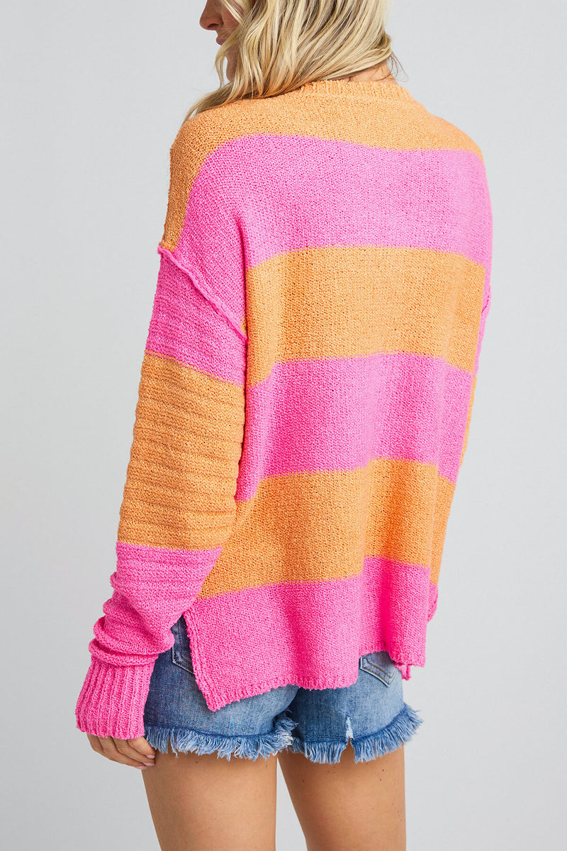 Wishlist Multi Striped Sweater
