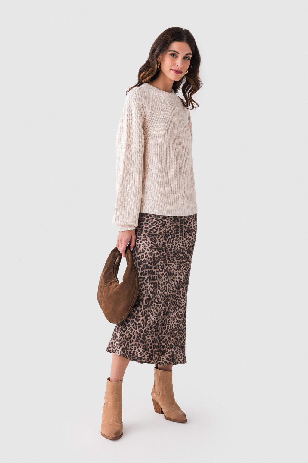 Z Supply Izabel Leopard Skirt