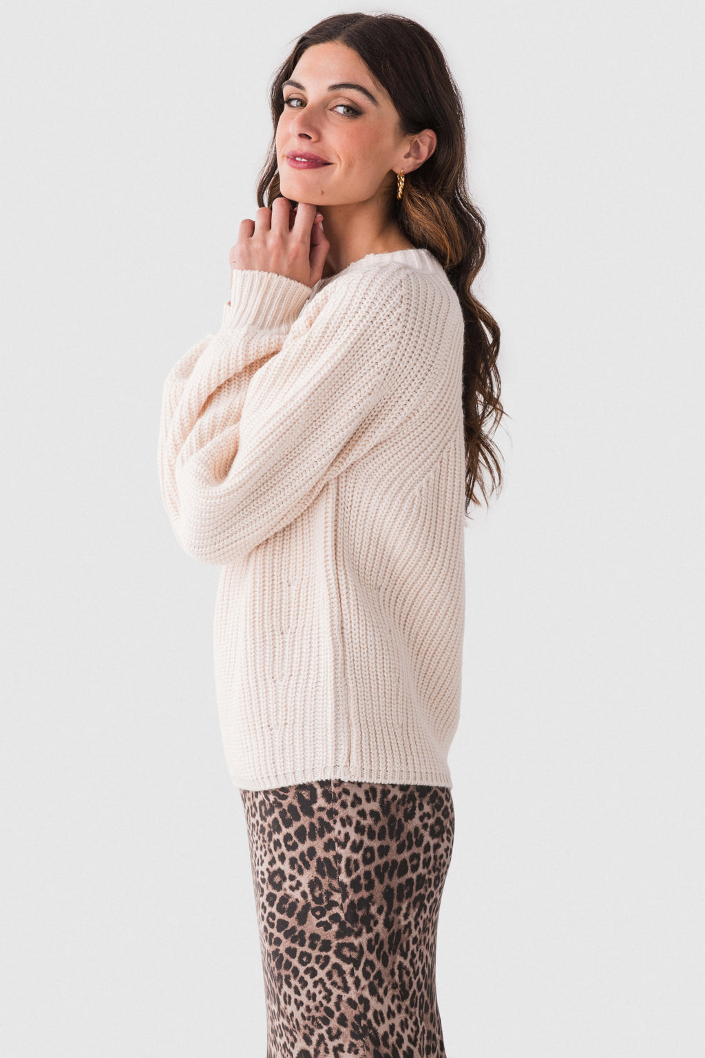 Elan Knit Crewneck Sweater