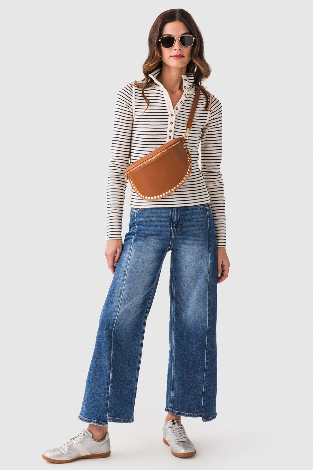 Risen Dylan High Rise Barrel Uneven Hem Jeans