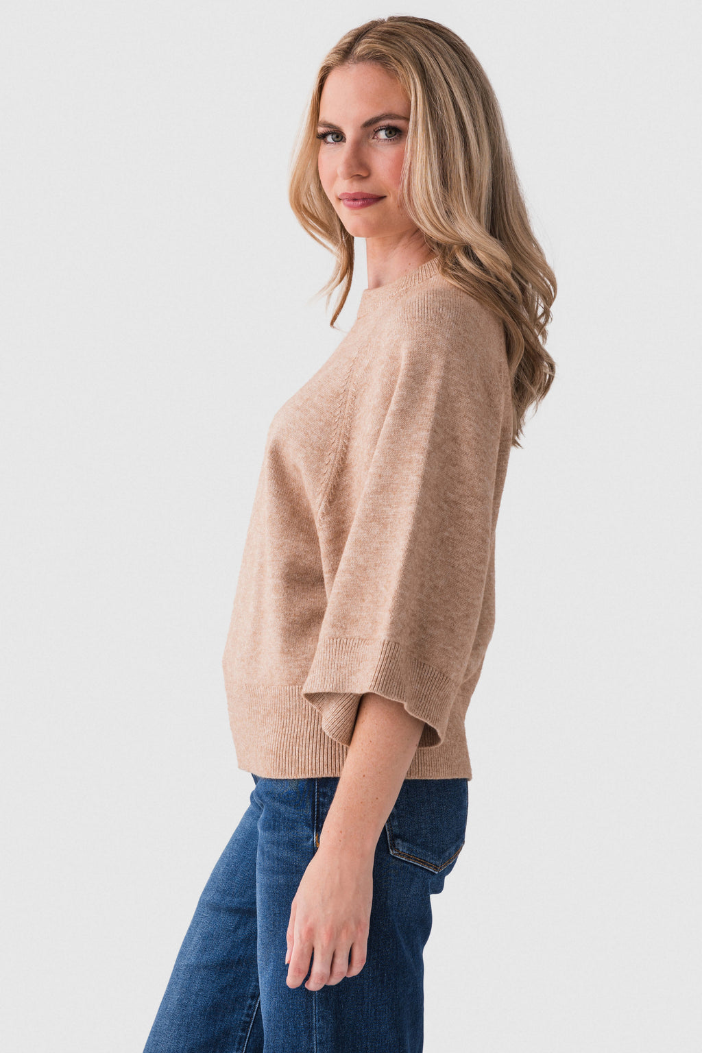 Jodifl Relaxed Short Sleeve Sweater Top