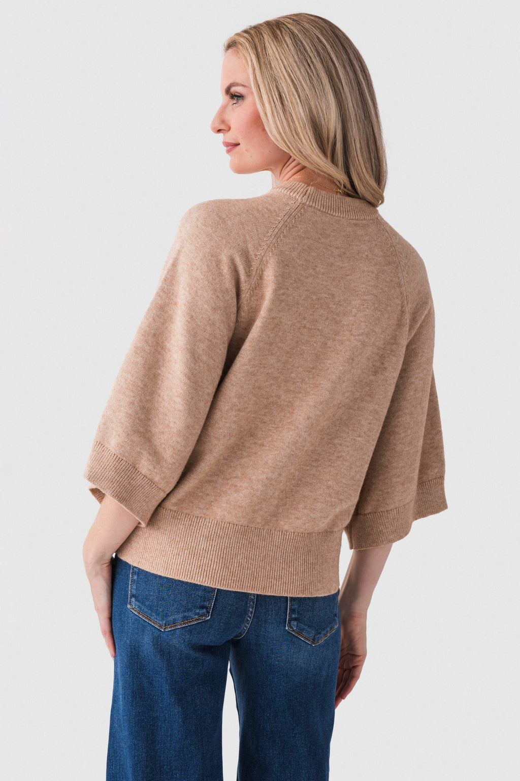 Jodifl Relaxed Short Sleeve Sweater Top