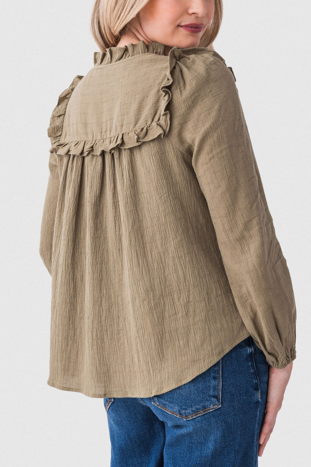 Cammelia Ruffle Detail Top