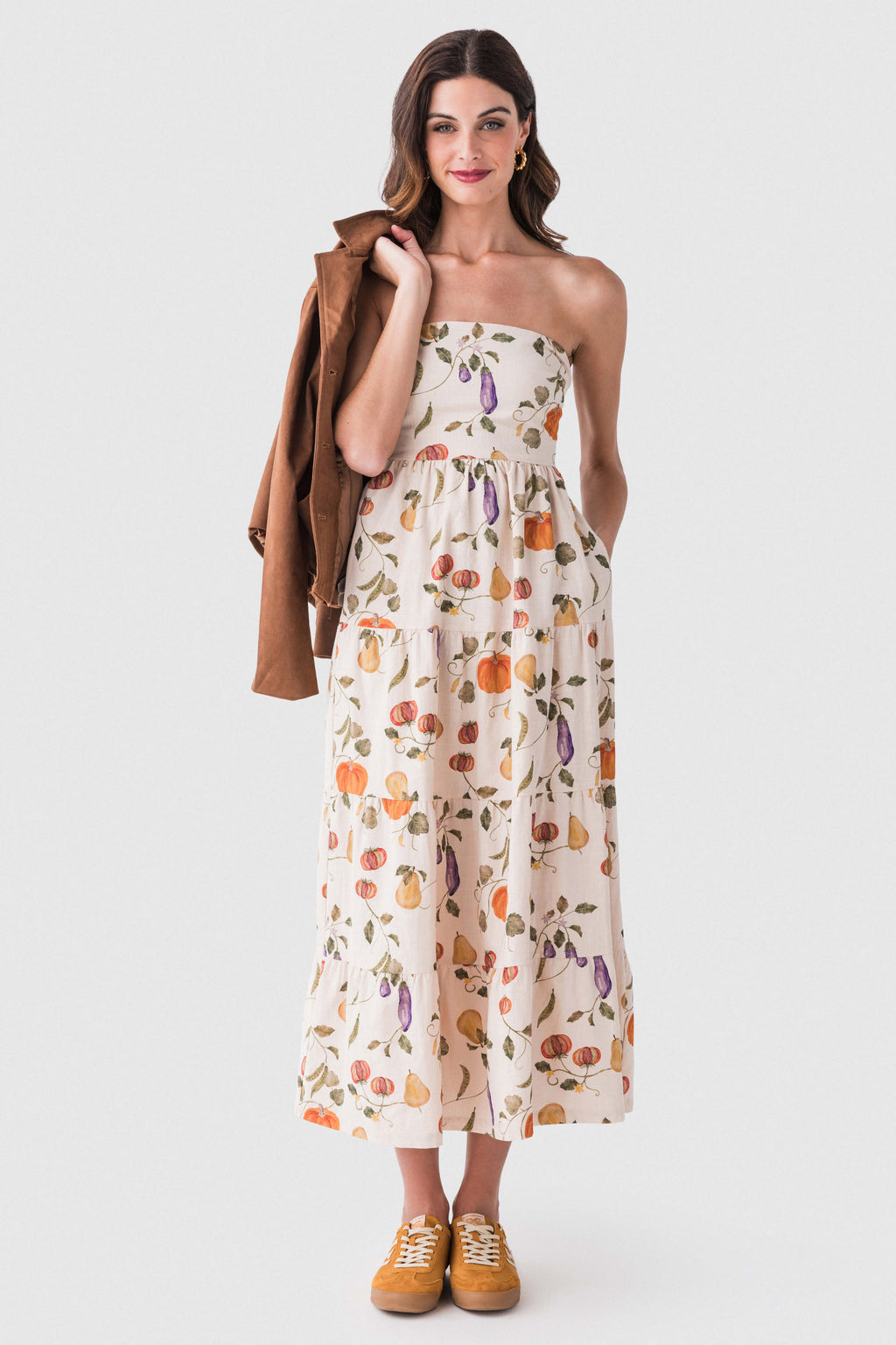 Bailey Rose Vegetable Strapless Dress