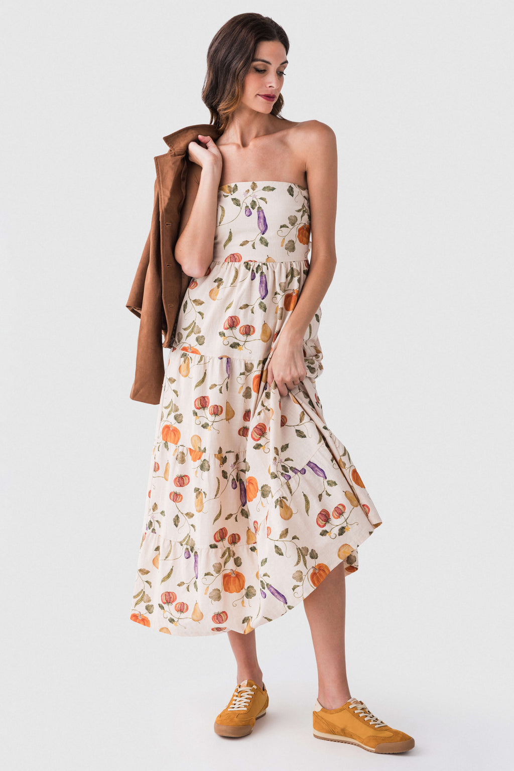 Bailey Rose Vegetable Strapless Dress
