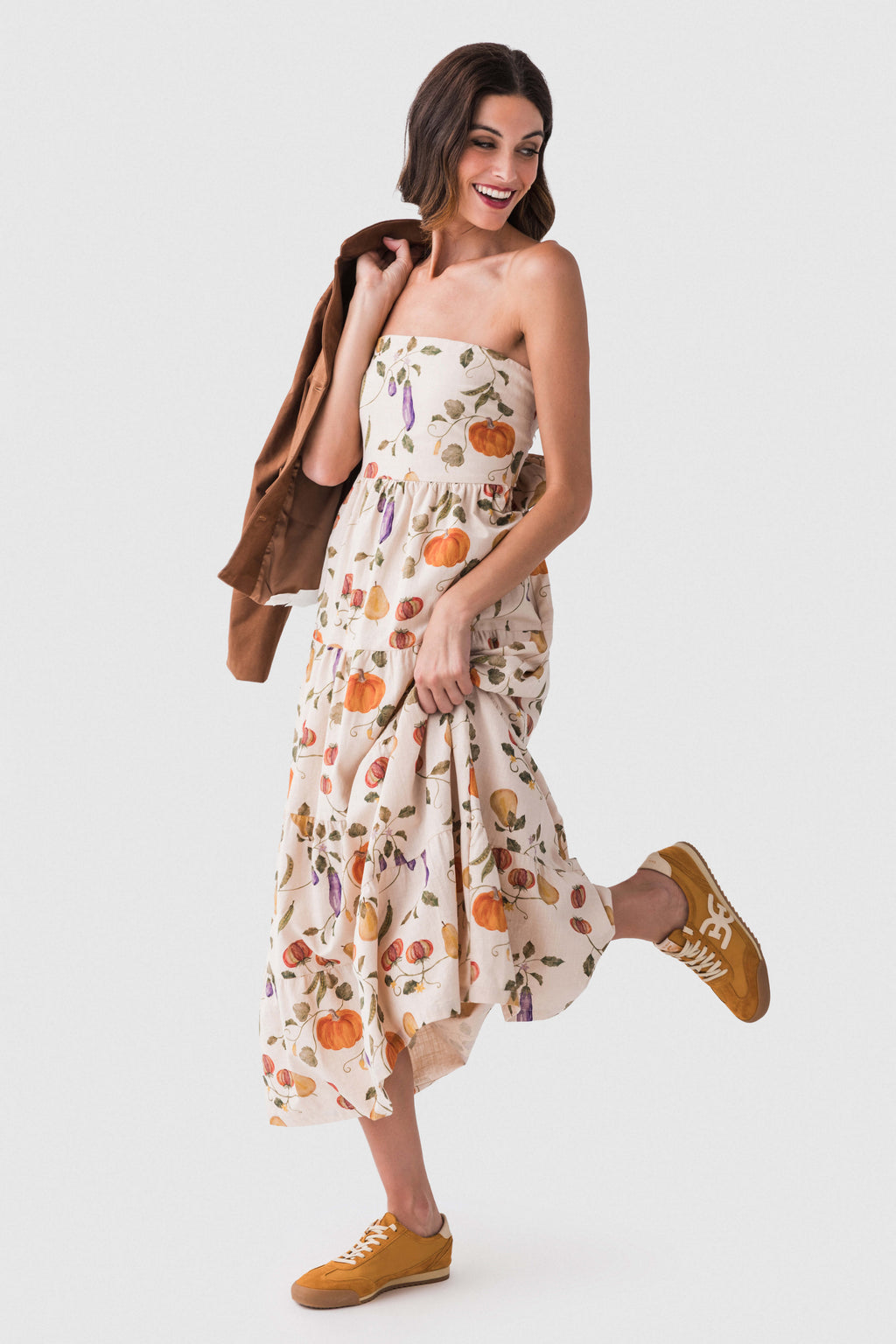 Bailey Rose Vegetable Strapless Dress