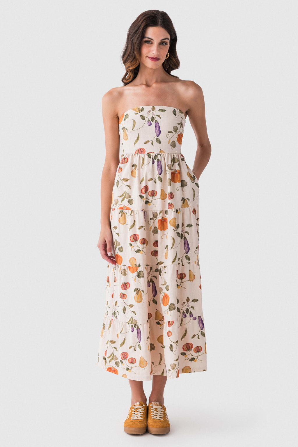 Bailey Rose Vegetable Strapless Dress