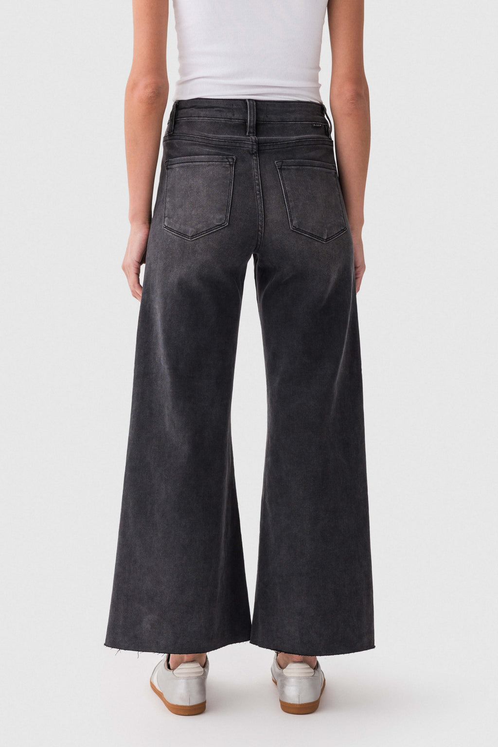 Risen Frannie Palazzo Raw Hem