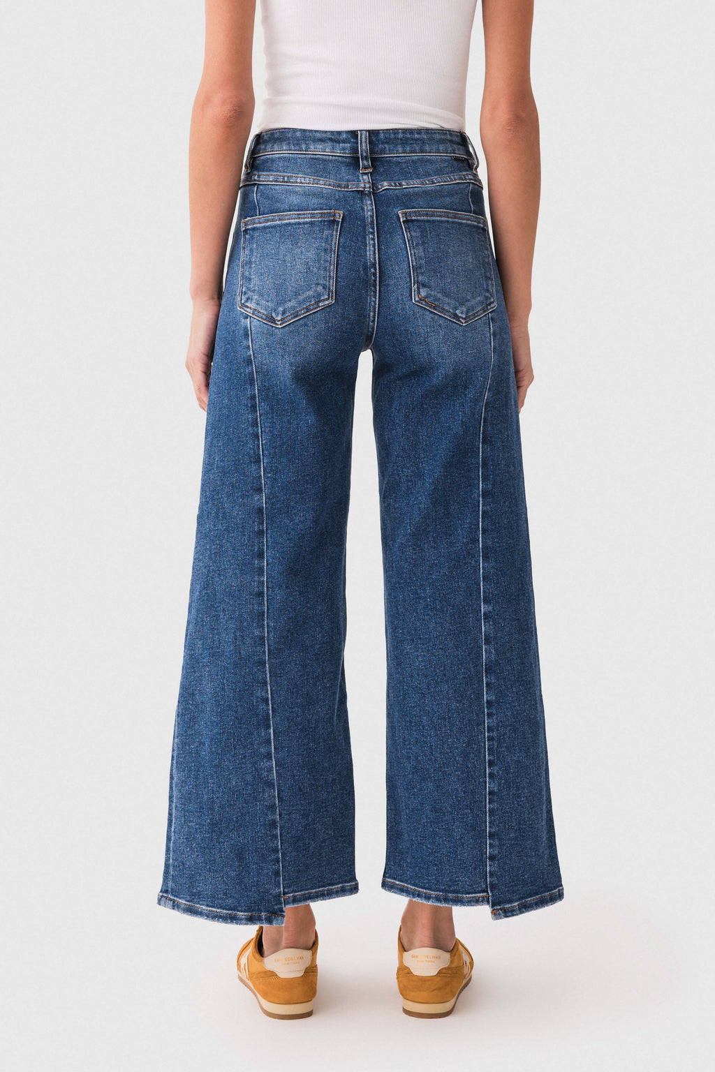 Risen Dylan High Rise Barrel Uneven Hem Jeans