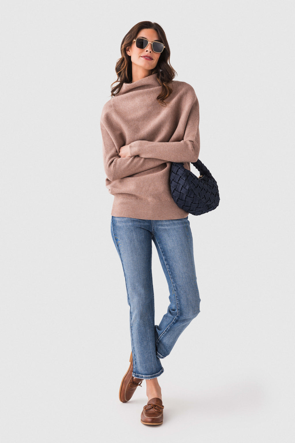 Blu Ivy Slouch Neck Dolman Pullover