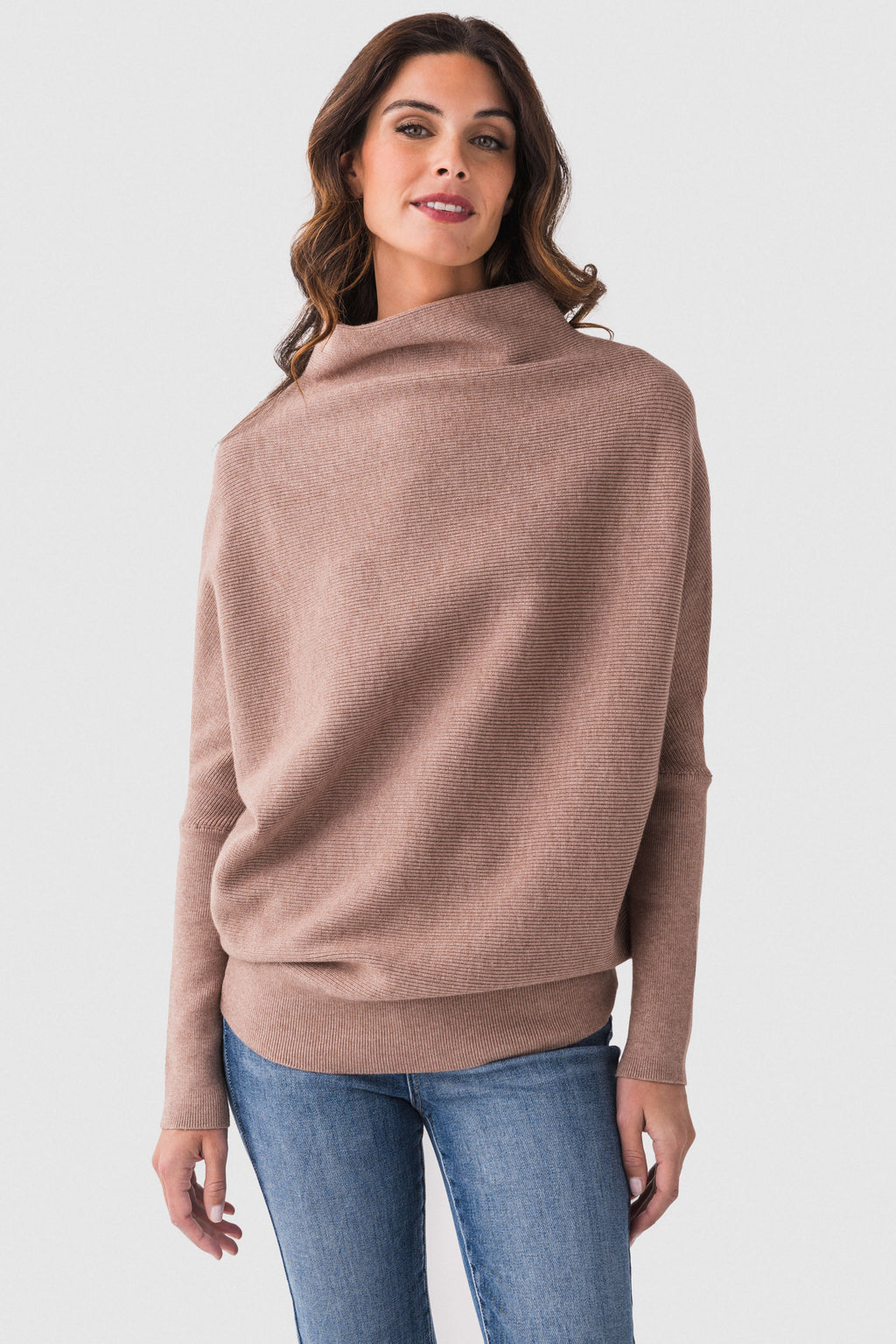 Blu Ivy Slouch Neck Dolman Pullover