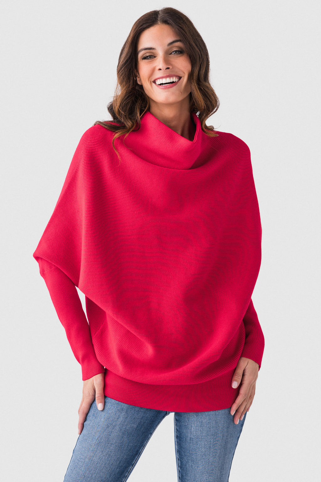 Blu Ivy Slouch Neck Dolman Pullover