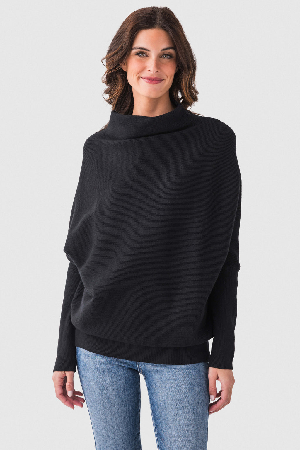 Blu Ivy Slouch Neck Dolman Pullover