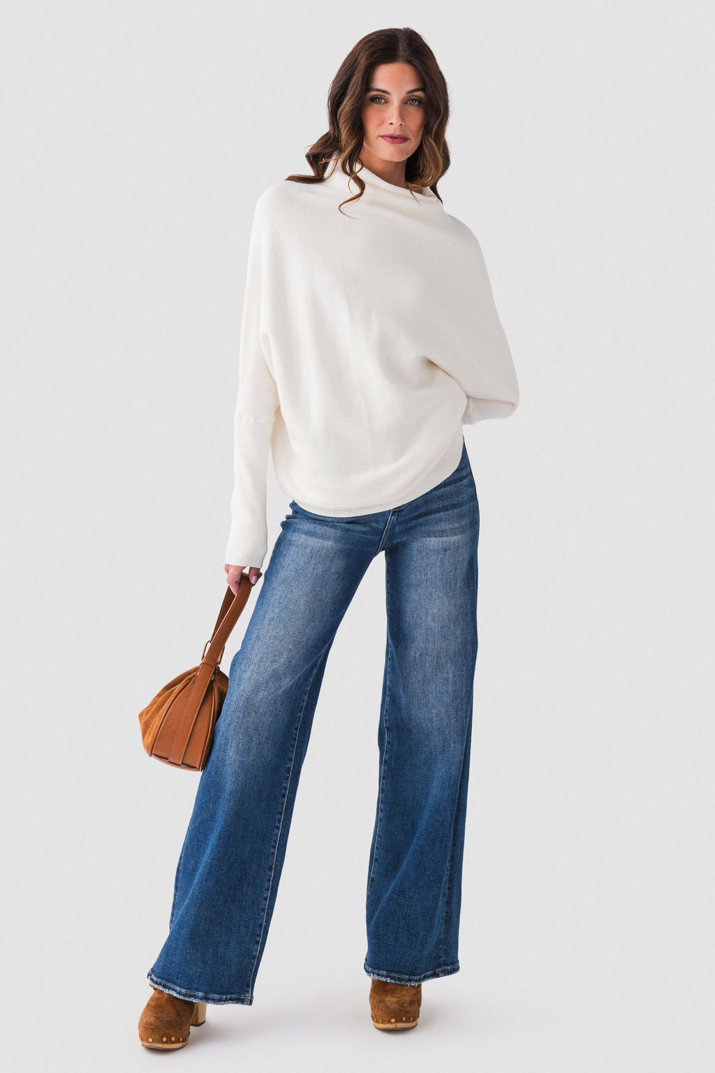 Blu Ivy Slouch Neck Dolman Pullover