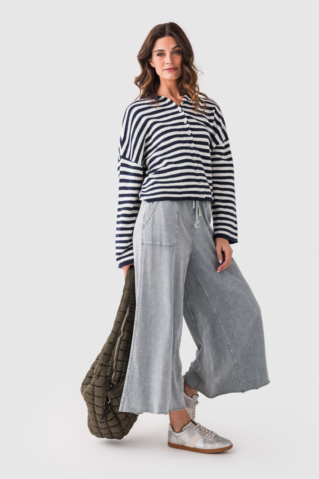 Things Between Striped Piper Cardigan