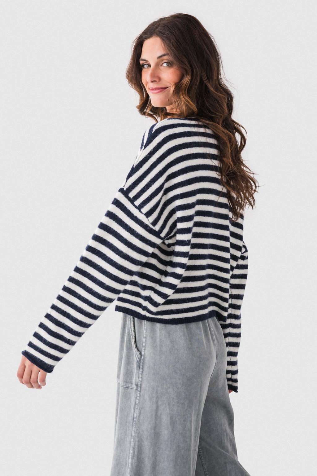 Things Between Striped Piper Cardigan