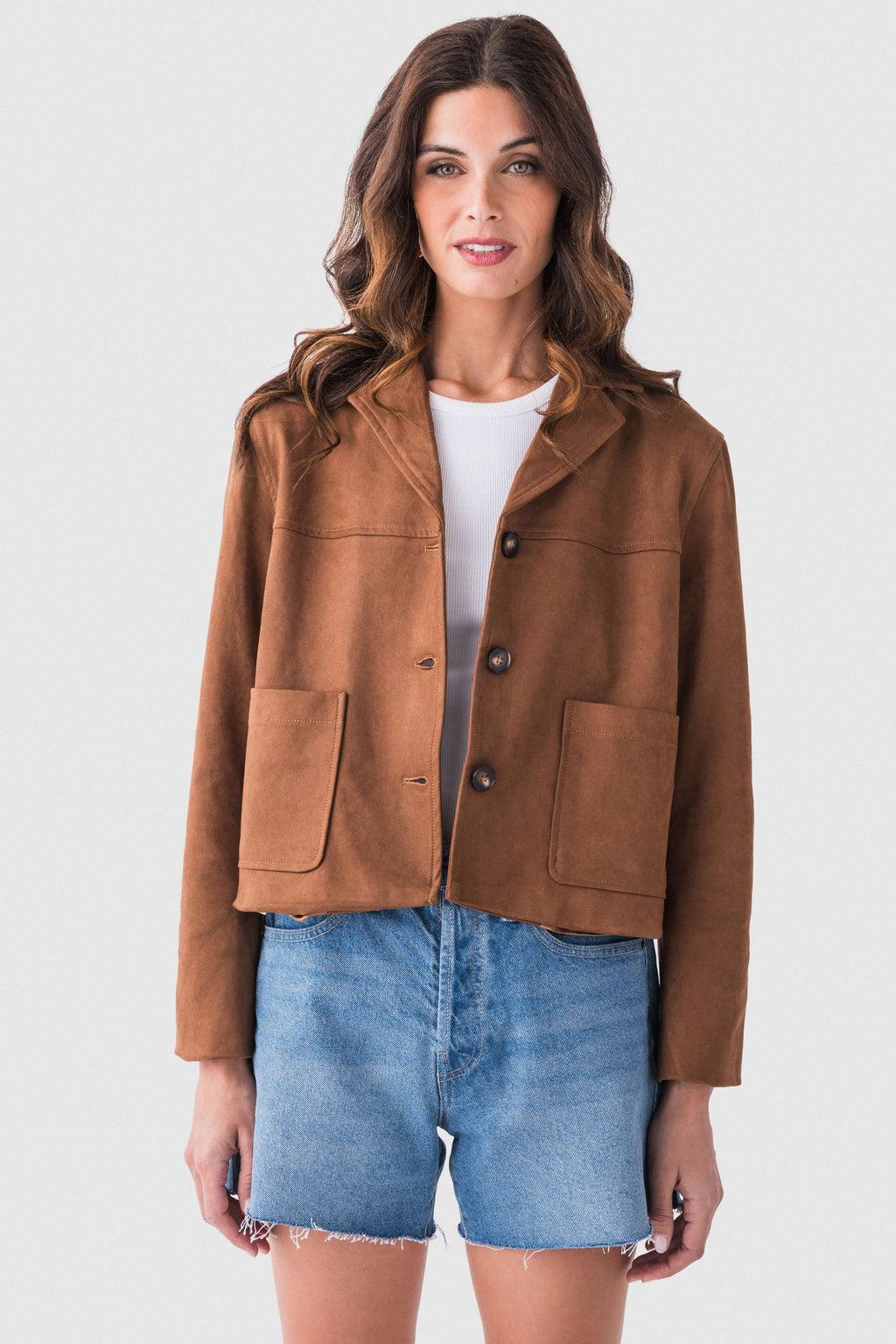 Lucy Paris Brent Suede Jacket