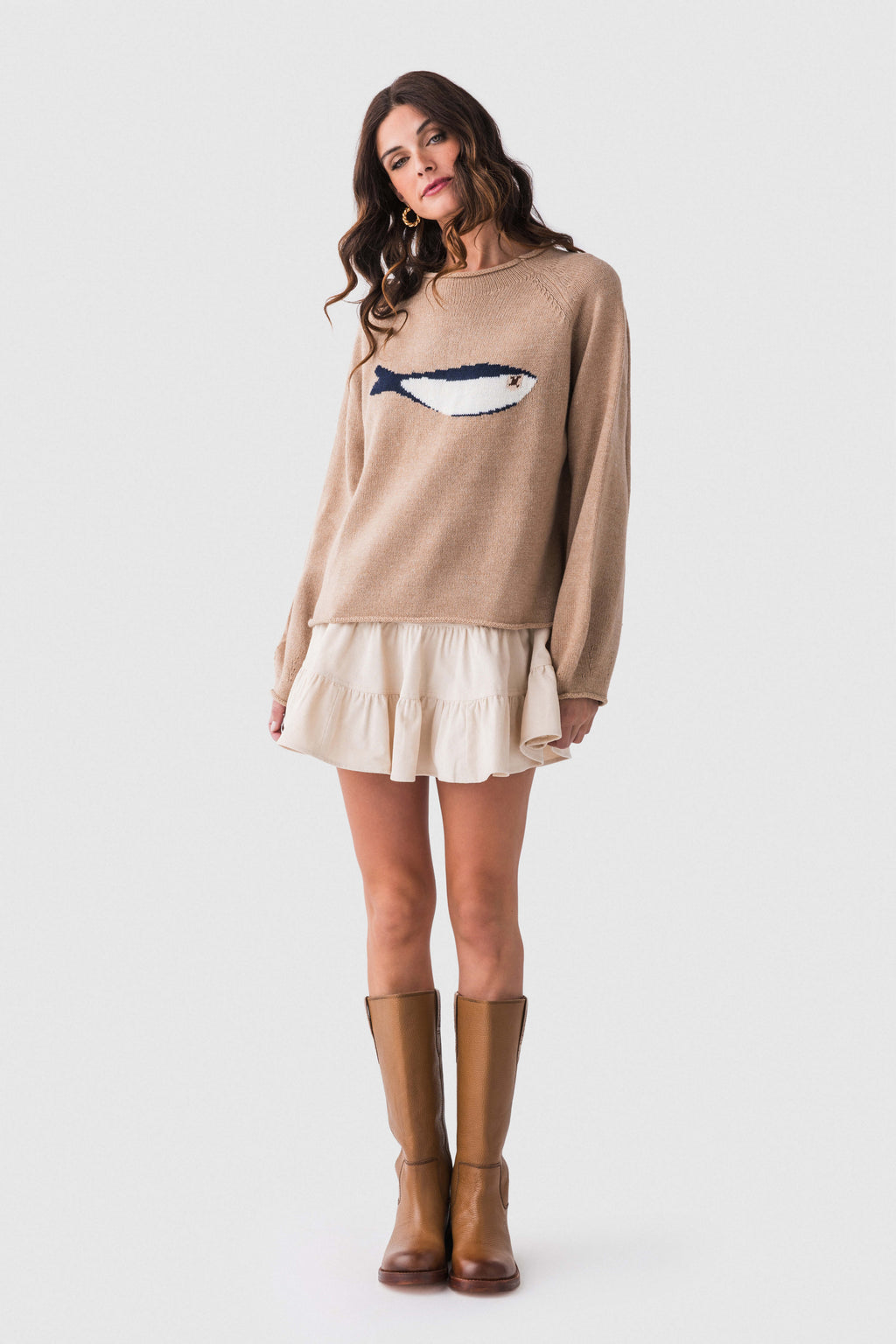 By Together High Noon Tiered Mini Skirt
