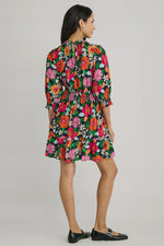 THML 3/4 Sleeve Floral Dress