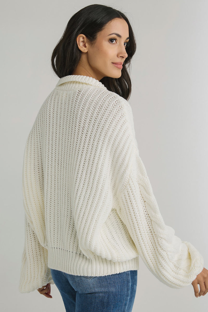 Elan 1/2 Zip Collar Sweater