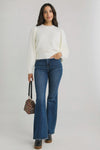 Lili Sidonio Eyelash Puff Sleeve Sweater