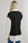 Elan Sweater Vest/Shirt Combo