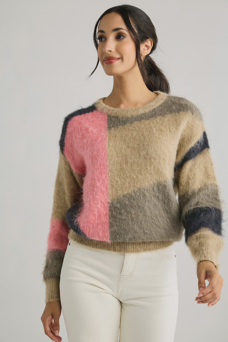 Lili Sidonio Abstract Knitted Sweater