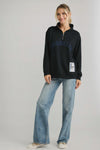 Vintage Havana Brooklyn Boarding Pass Quarter Zip