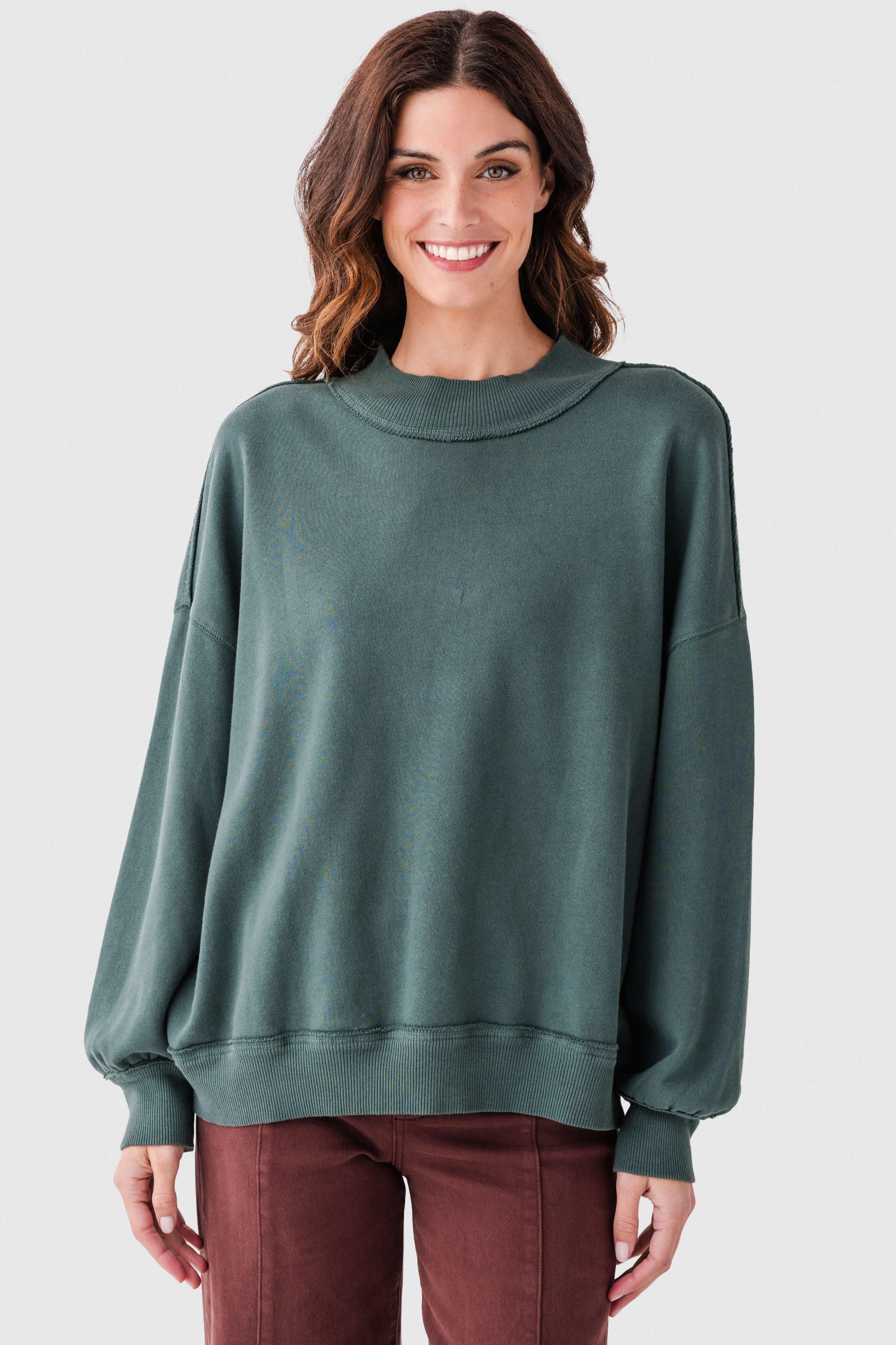 Free People Palm Springs Turtleneck Sweatshirt – Social Threads