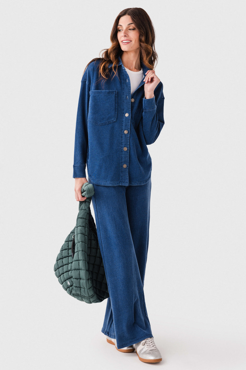 Z Supply All Day Knit Denim Jacket