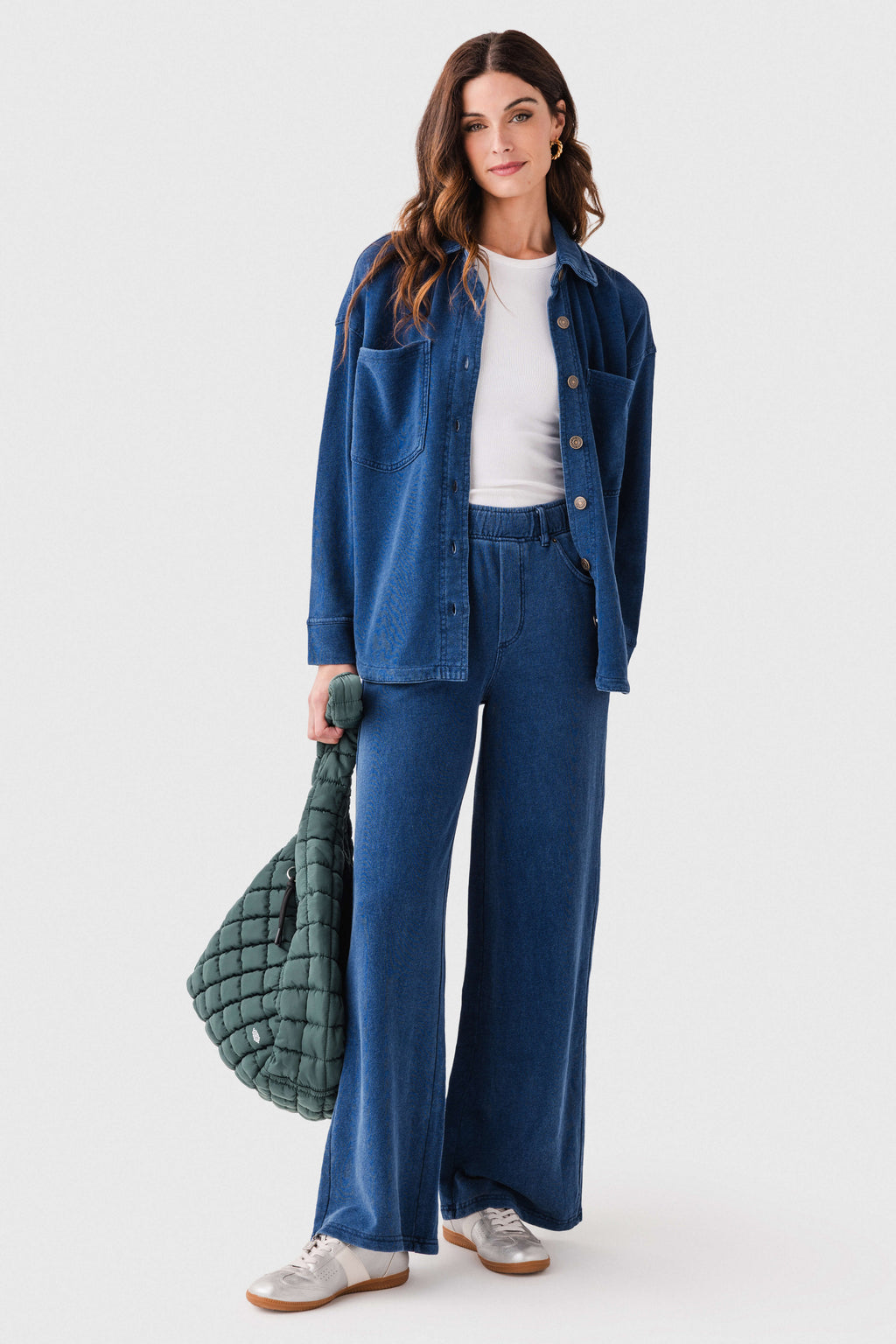 Z Supply All Day Knit Denim Jacket